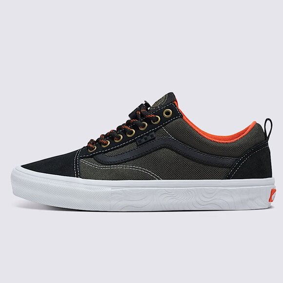VANS Old Skool Skate Old Skool Spitfire Black/Flame Authentic 100% MENS 10 NEW - Picture 16 of 16
